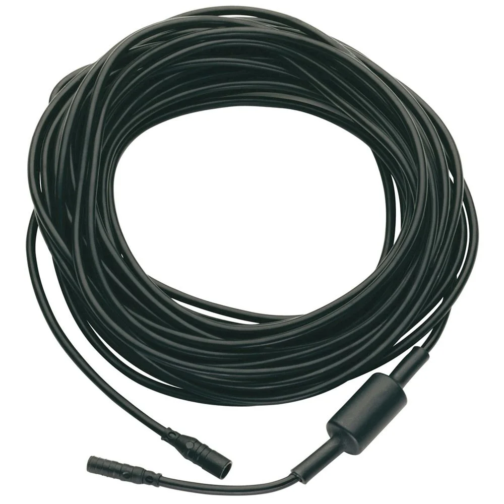Czarny kabel przedłużający zwinięty, Grohe