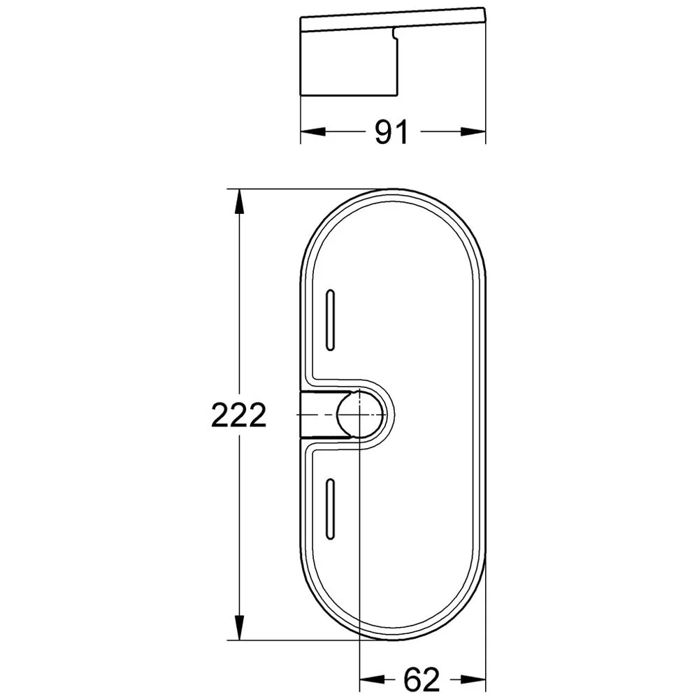 GROHE Tempesta EasyReach Ablage für Brausestangen Bild 2