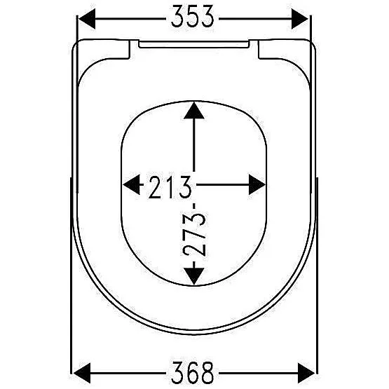 Hamberger Bacan WC-Sitz mit Softclose für Laufen Pro Wand-WC Bild 2
