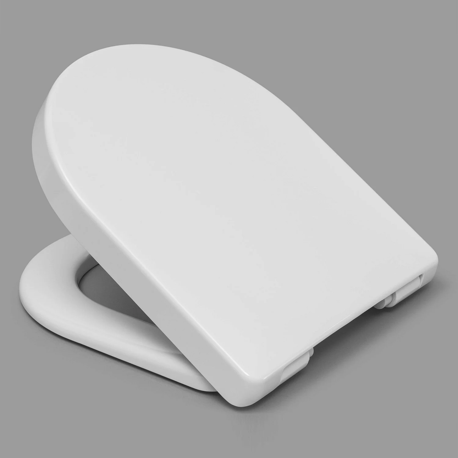 Hamberger Bacan WC-Sitz mit Softclose für Duravit Me by Starck Wand-WC Compact Rimless