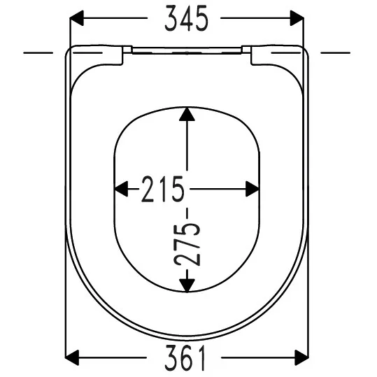Hamberger Lopata WC Sitz mit SoftClose, für Geberit iCon Bild 2