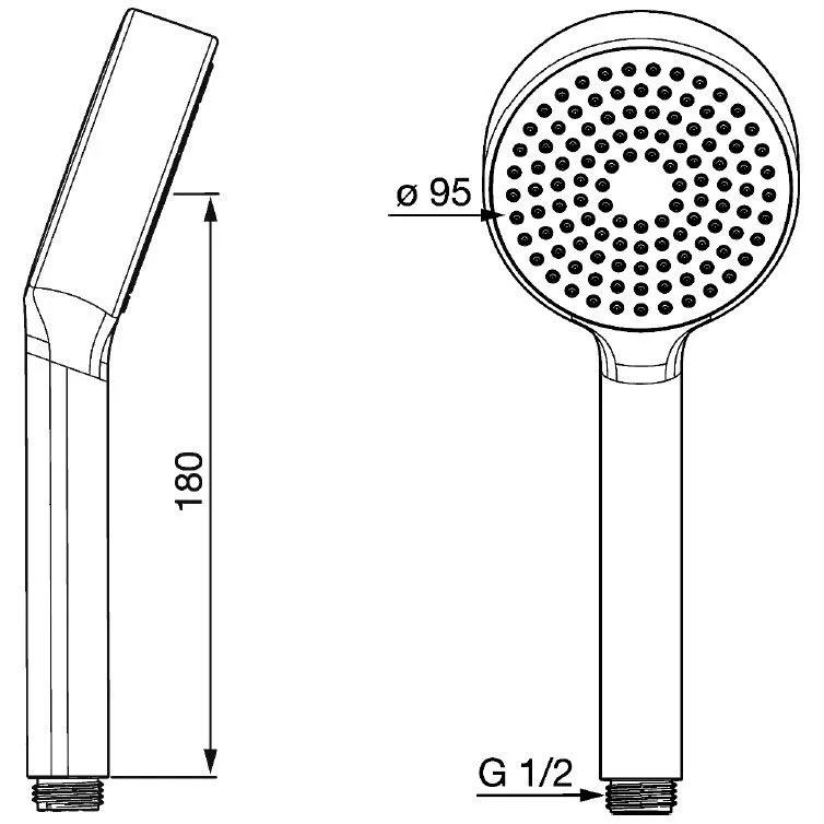 Hansa HANSABASICJET Handbrause 1-strahlig Bild 2