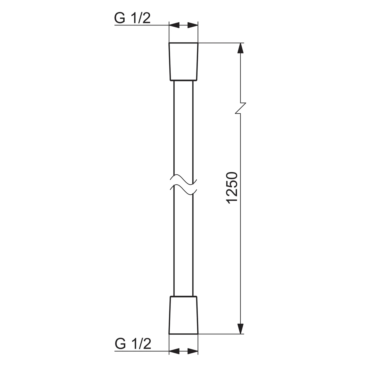 Hansa HANSAVIVA Brauseschlauch 125 cm Bild 3