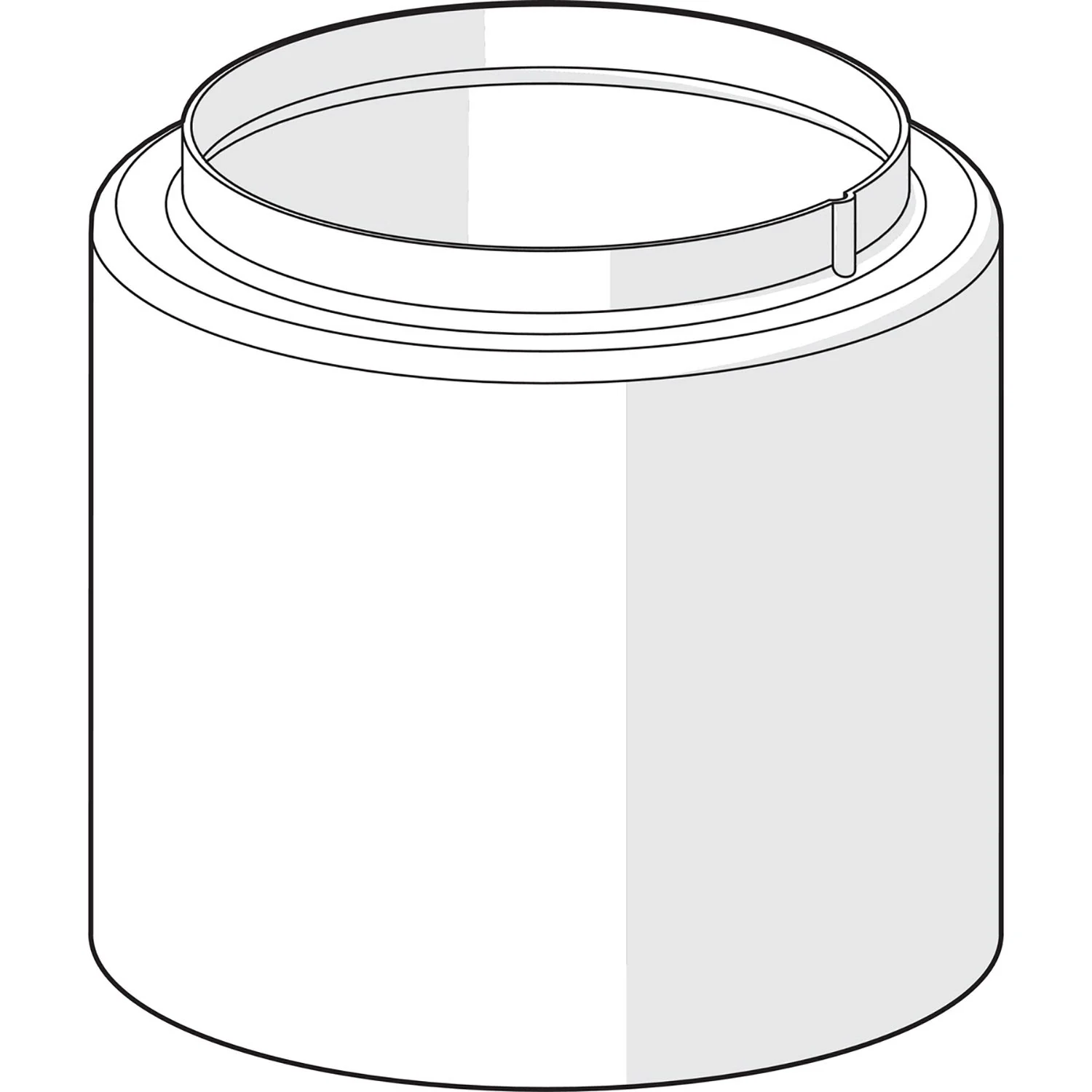 Rysunek techniczny cylindrycznej osłony, Hansa