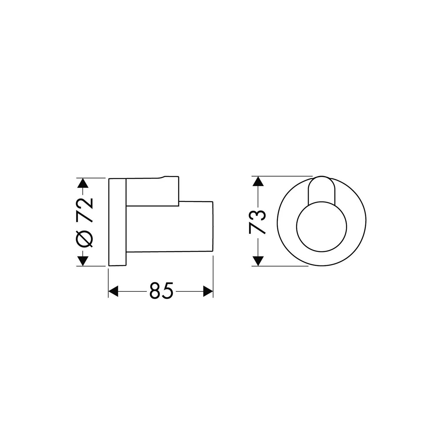hansgrohe Schuber für Eckventil Bild 2