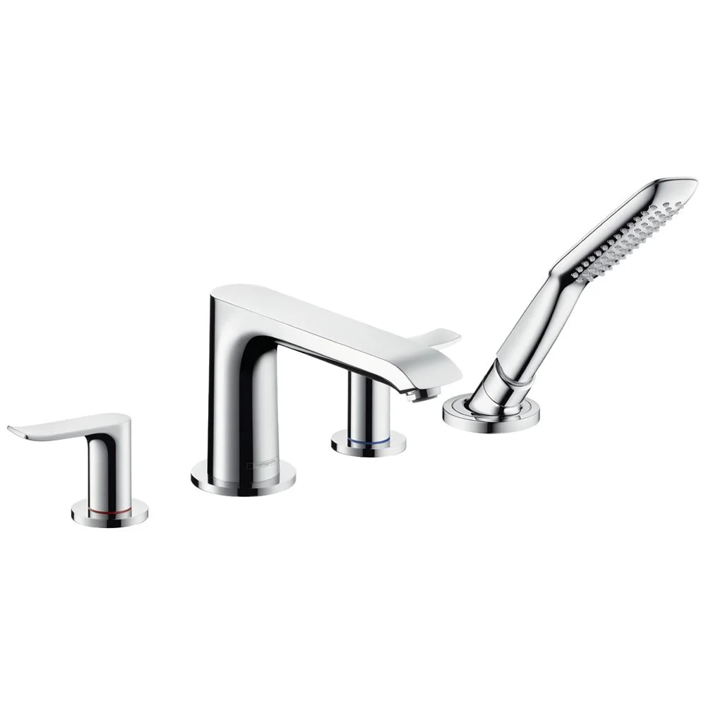 hansgrohe Metris 4-Loch-Wannenrandarmatur, DN15
