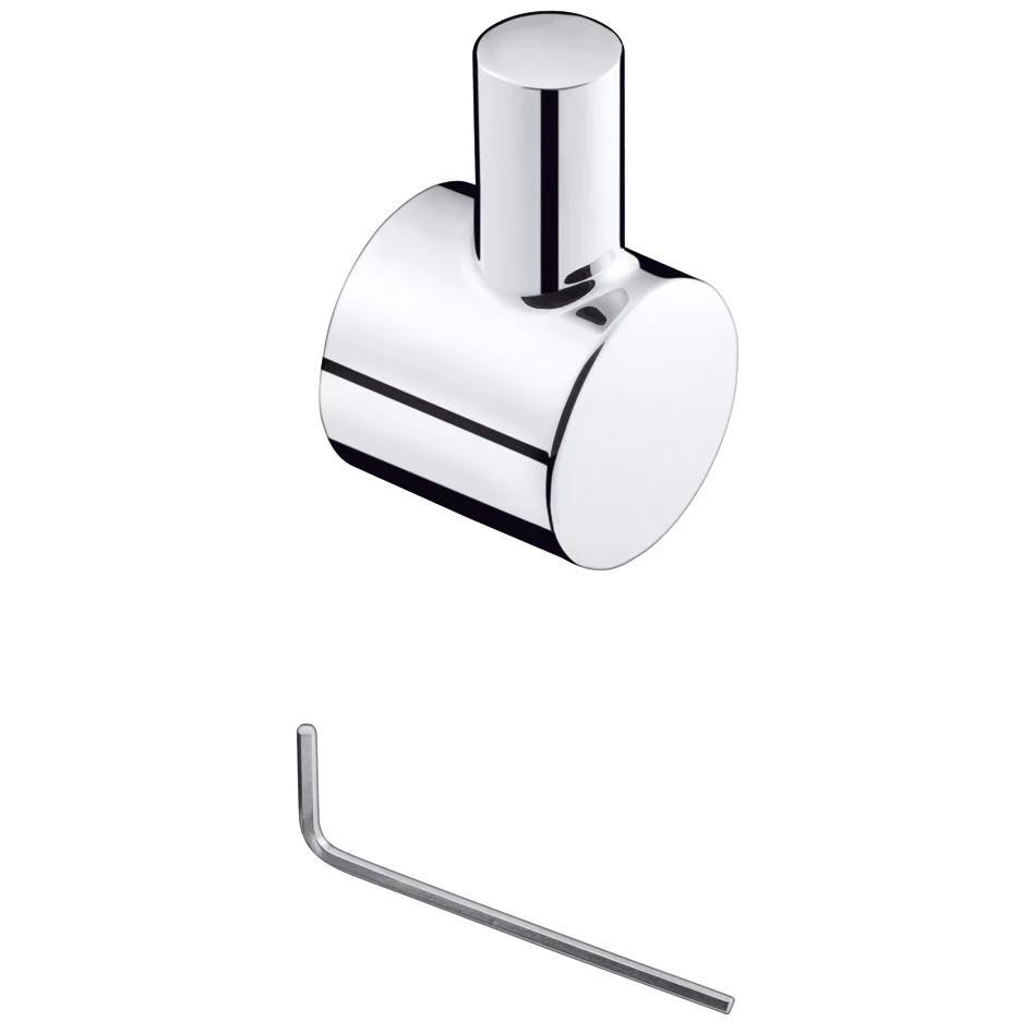 Chromowany adapter uchwytu z kluczem imbusowym, hansgrohe
