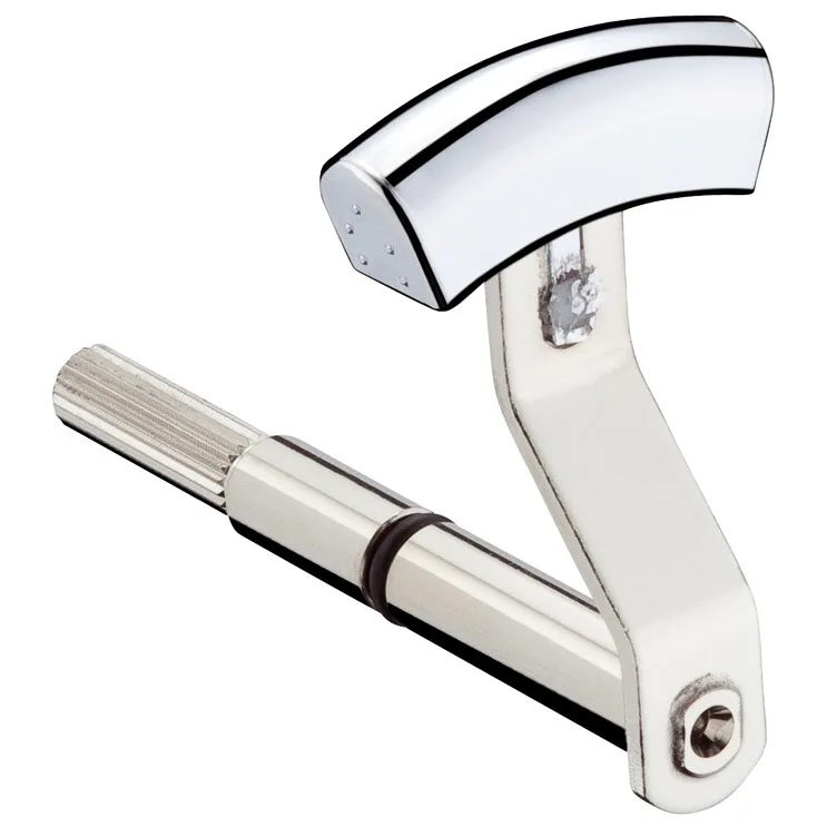 Konwerter widok z boku, srebrny, hansgrohe