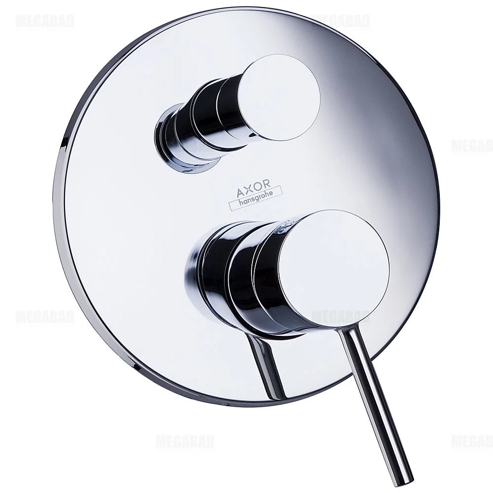 AXOR Starck Unterputz Einhebel-Wannenmischer Fertigset mit Rohrunterbrecher