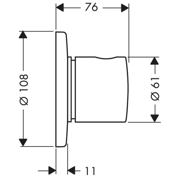 AXOR Uno² Quattro Vierwegeumstellung Unterputzmontage Bild 2