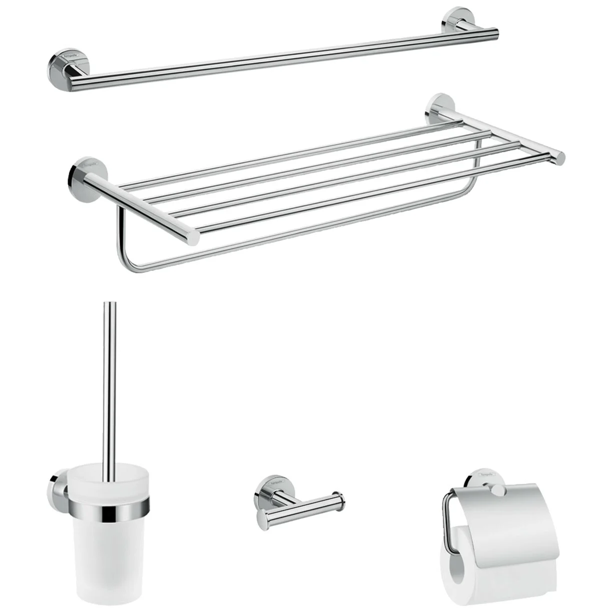 hansgrohe Logis Universal Bad-Accessoire Set 5-teilig