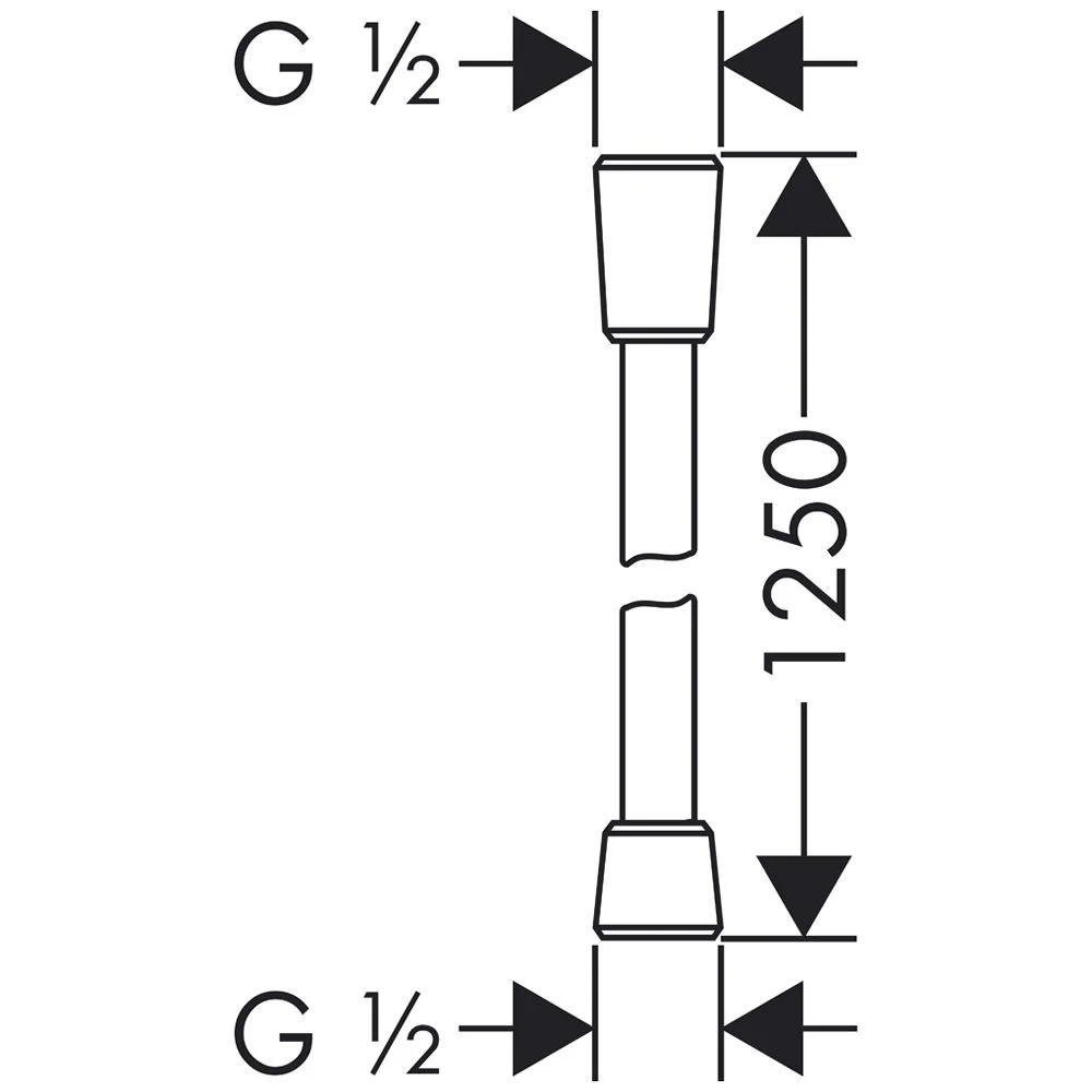 hansgrohe Isiflex Brauseschlauch 125 cm Bild 2