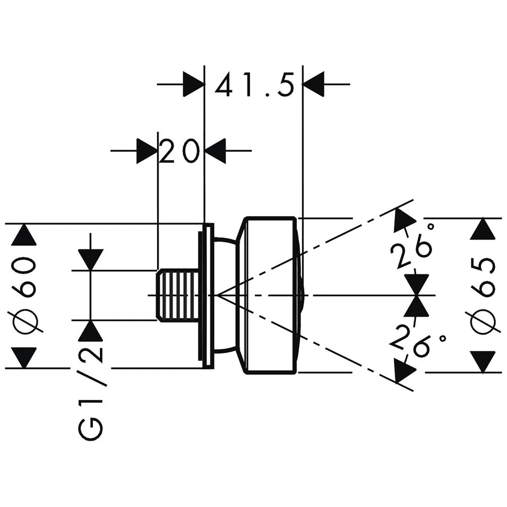 AXOR Seitenbrause mit runder Rosette Bild 2