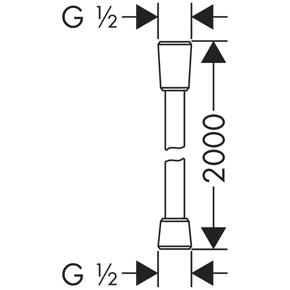 hansgrohe Isiflex Brauseschlauch 200 cm Bild 2