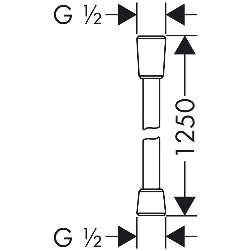 AXOR Brauseschlauch 125 cm Bild 2