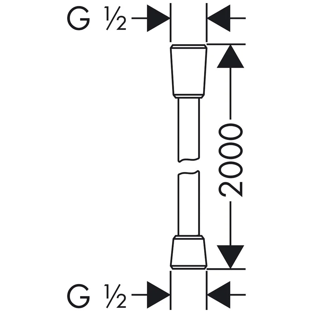 AXOR Brauseschlauch 200 cm Bild 2