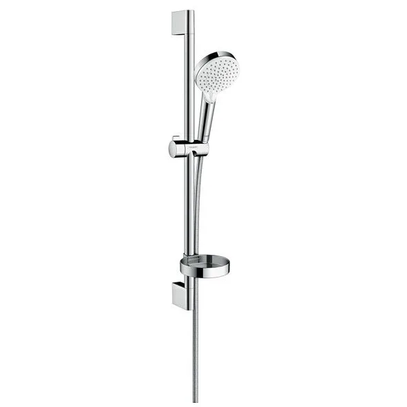 Zestaw prysznicowy z półką, chromowane wykończenie, hansgrohe