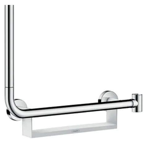 Drążek prysznicowy z uchwytem widok z przodu, hansgrohe