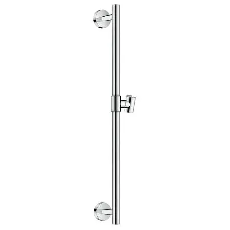 Chromowany drążek prysznicowy w widoku z przodu, hansgrohe