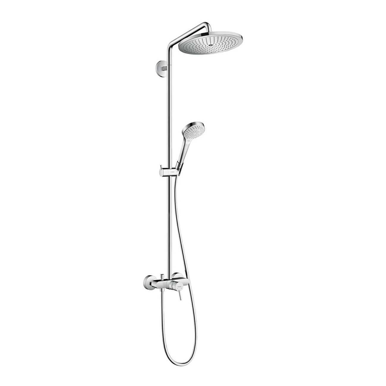 Wycięty zestaw prysznicowy z rączką prysznicową, hansgrohe