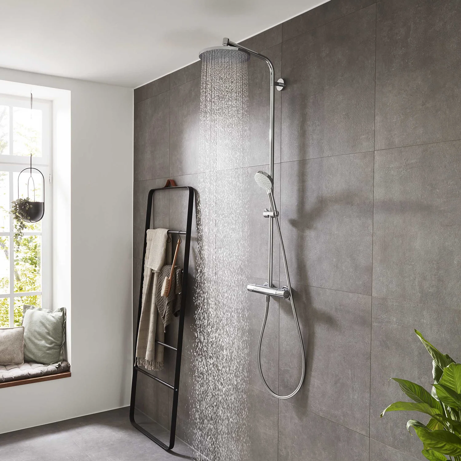 hansgrohe Crometta S 240 1jet Showerpipe EcoSmart Bild 8