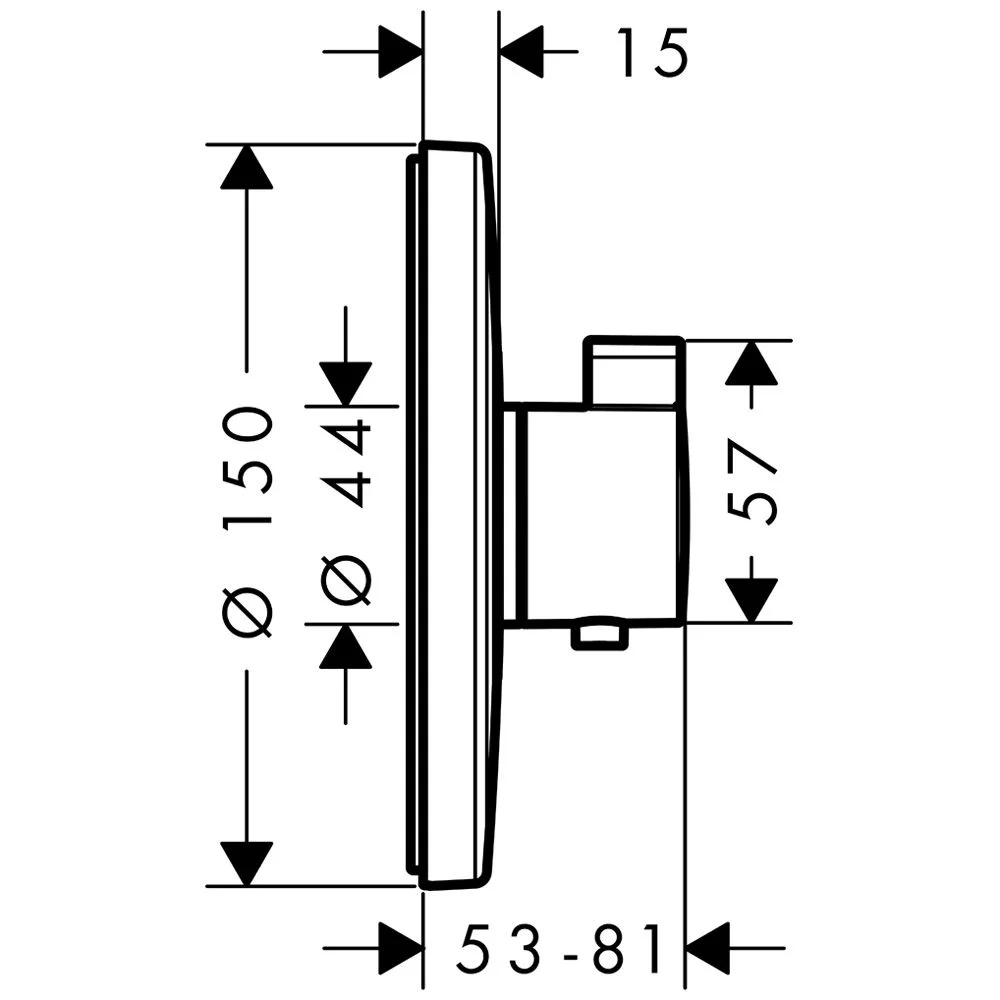 hansgrohe Ecostat S Thermostat Bild 2