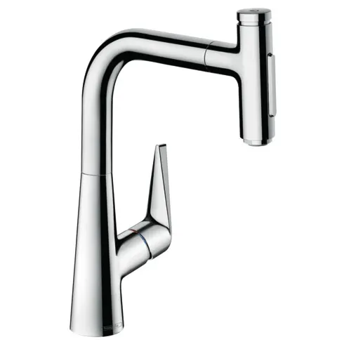 hansgrohe Talis Select M51 Einhebel-Küchenmischer 220, Ausziehbrause, 2jet