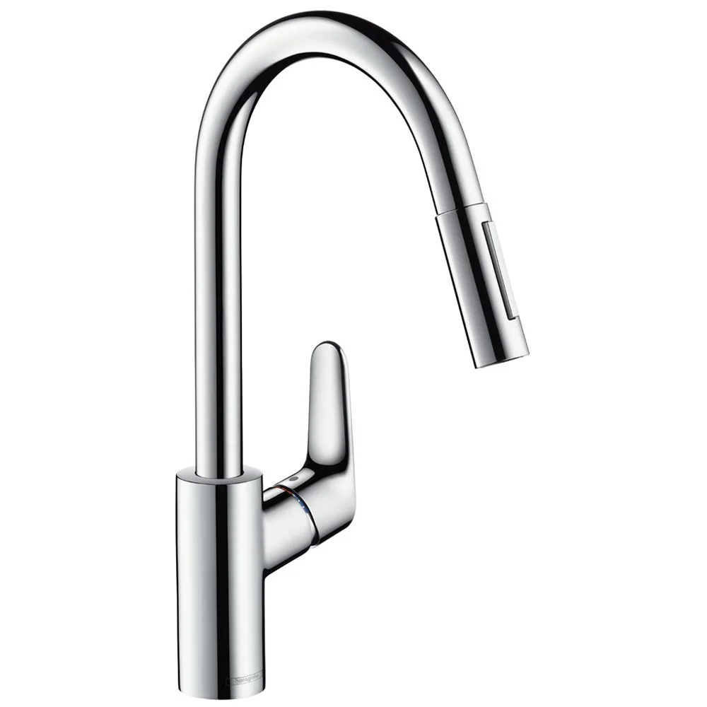 hansgrohe Focus M41 Einhebel-Küchenmischer 240, Ausziehbrause, 2jet Bild 2