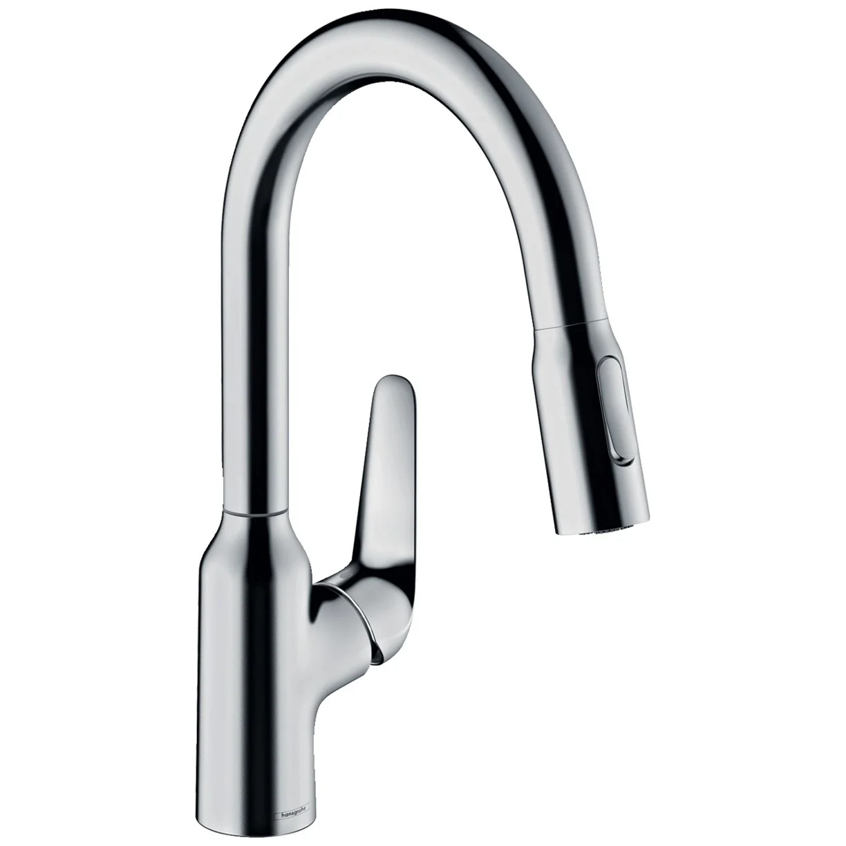 Bateria kuchenna widok z boku, hansgrohe