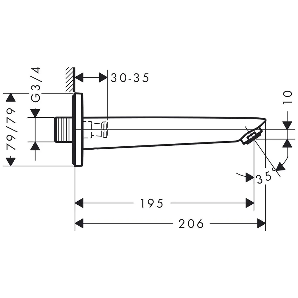 hansgrohe Logis Wanneneinlauf Bild 2