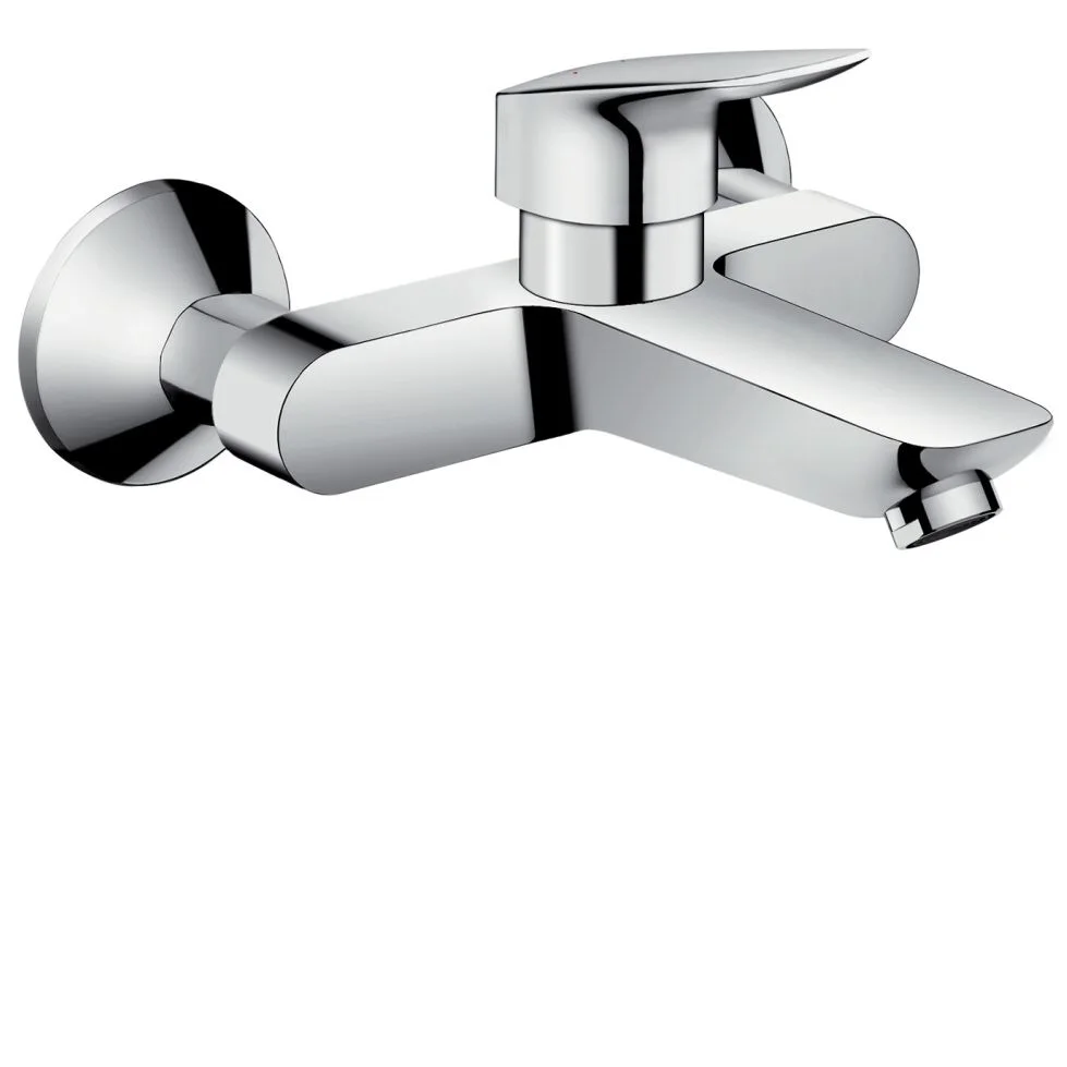 Mieszacz umywalkowy widok z boku, chromowane wykończenie, hansgrohe