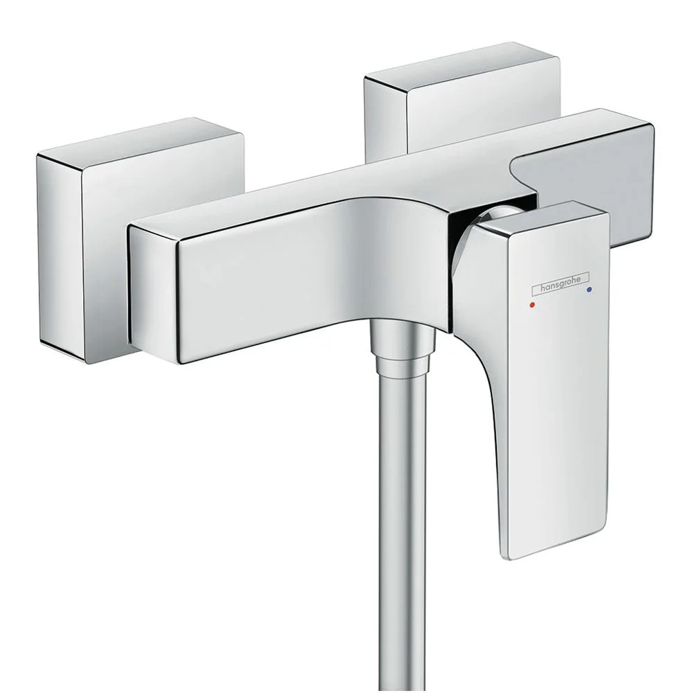 hansgrohe Metropol Einhebel-Brausemischer Aufputz mit Hebelgriff