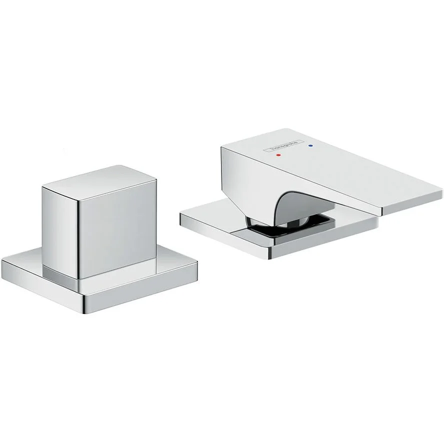 Dwuczęściowy zestaw baterii wannowej w chromie, hansgrohe