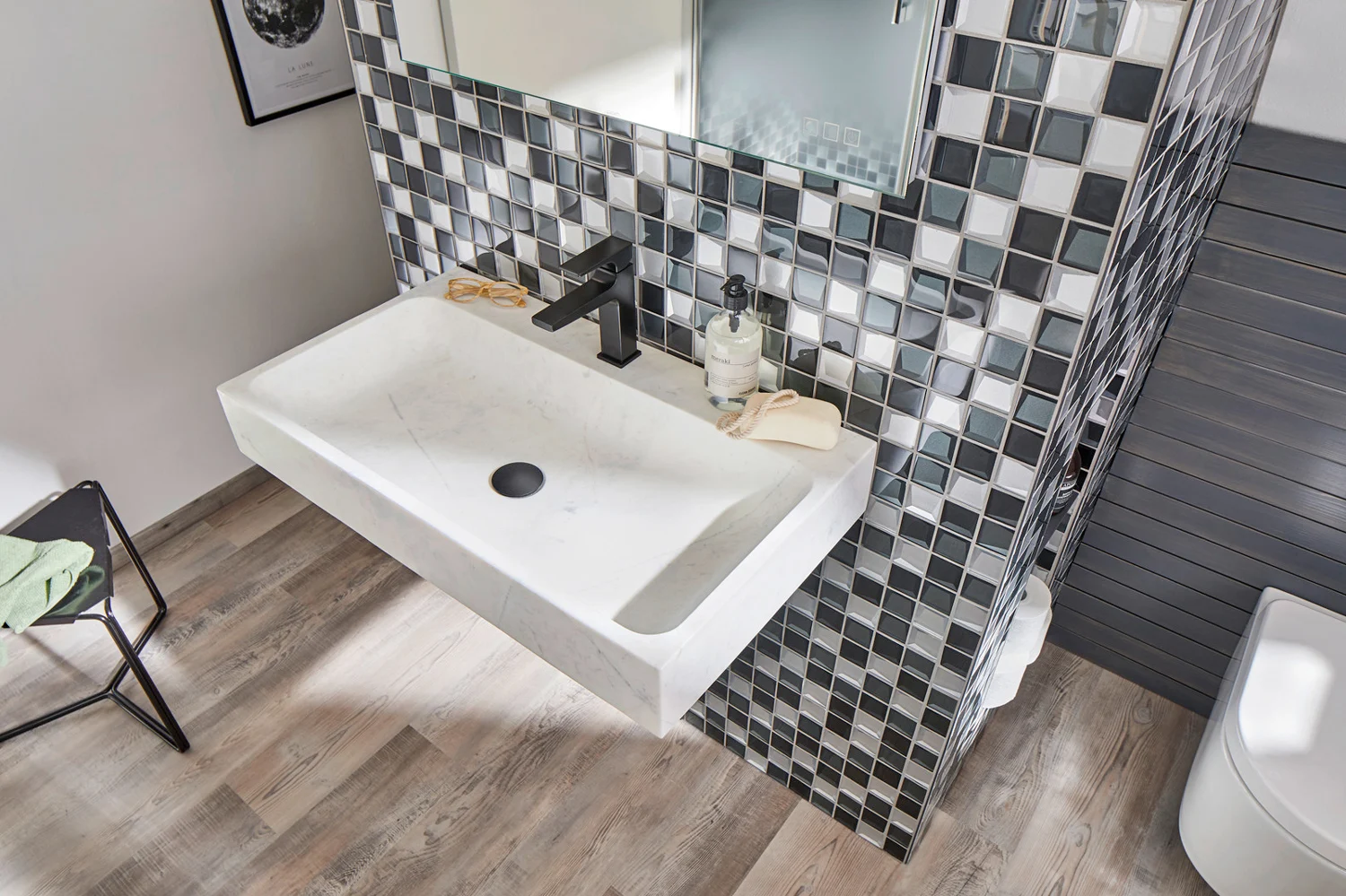 hansgrohe Metropol Einhebel-Waschtischmischer 110 mit Hebelgriff und Push-Open Ablaufgarnitur Bild 7