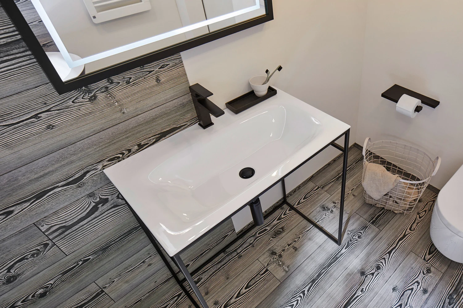 hansgrohe Metropol Einhebel-Waschtischmischer 110 mit Hebelgriff und Push-Open Ablaufgarnitur Bild 8