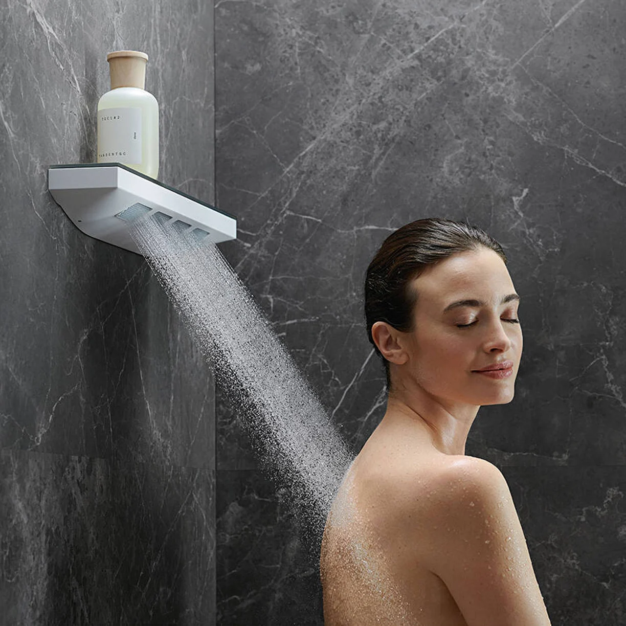 hansgrohe Rainfinity Schulterbrause 500 1jet mit Ablage Bild 2
