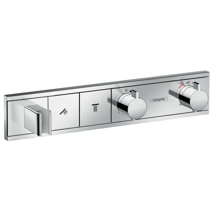 hansgrohe RainSelect Fertigset Unterputz für 2 Verbraucher m. integr. Brausehalter