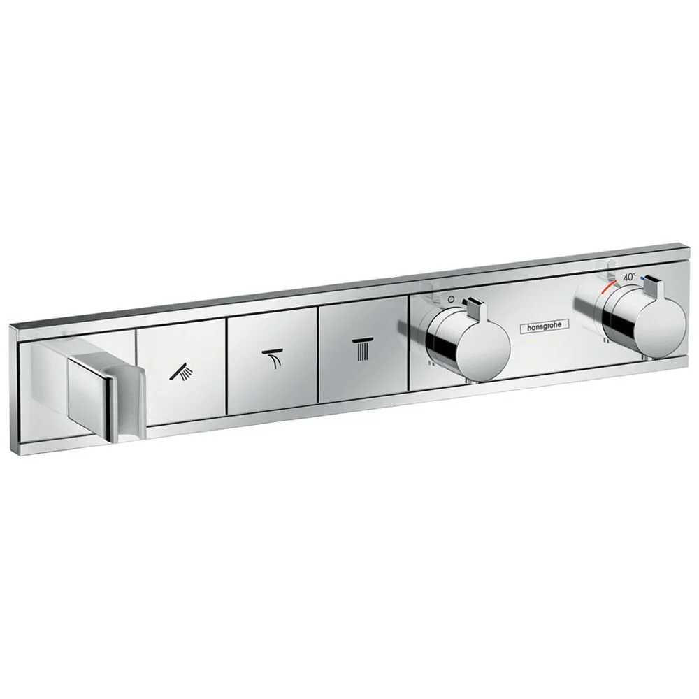 hansgrohe RainSelect Fertigset Unterputz für 3 Verbraucher m. integr. Brausehalter