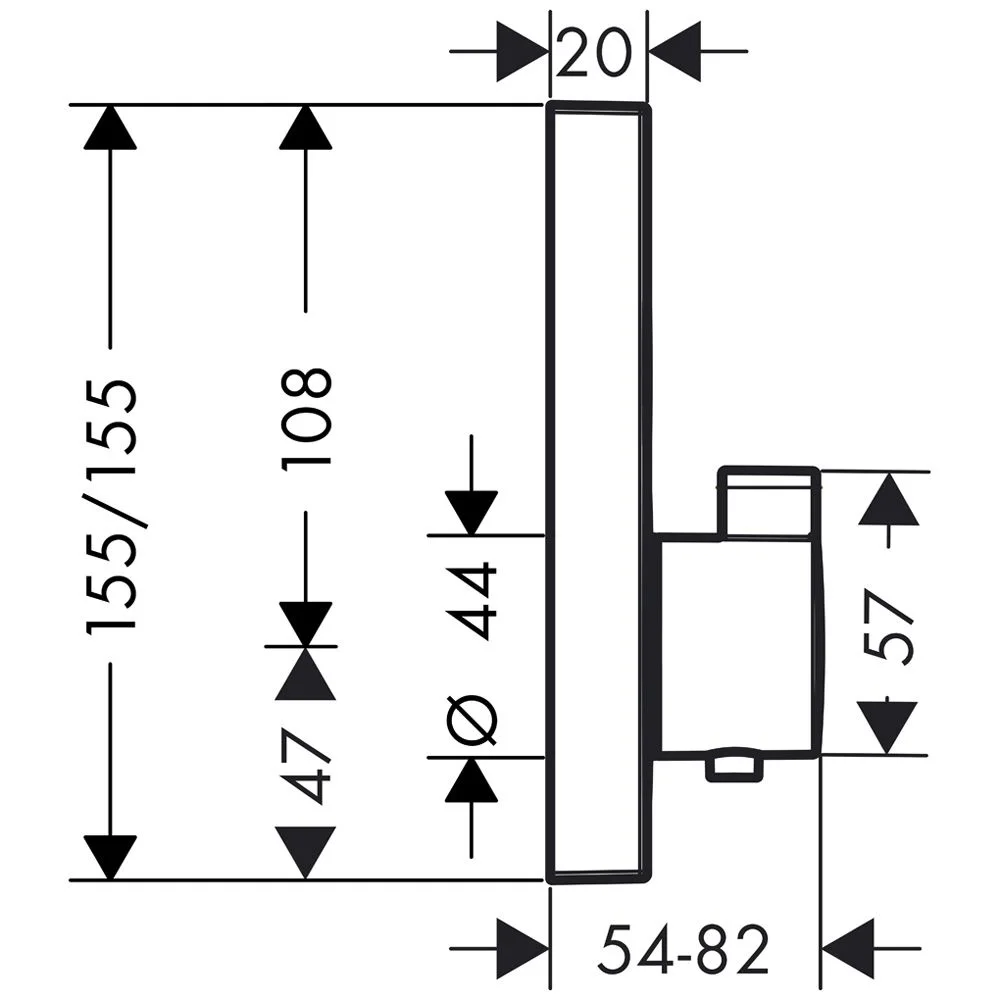 hansgrohe ShowerSelect Thermostat Unterputz für 2 Verbraucher Bild 2