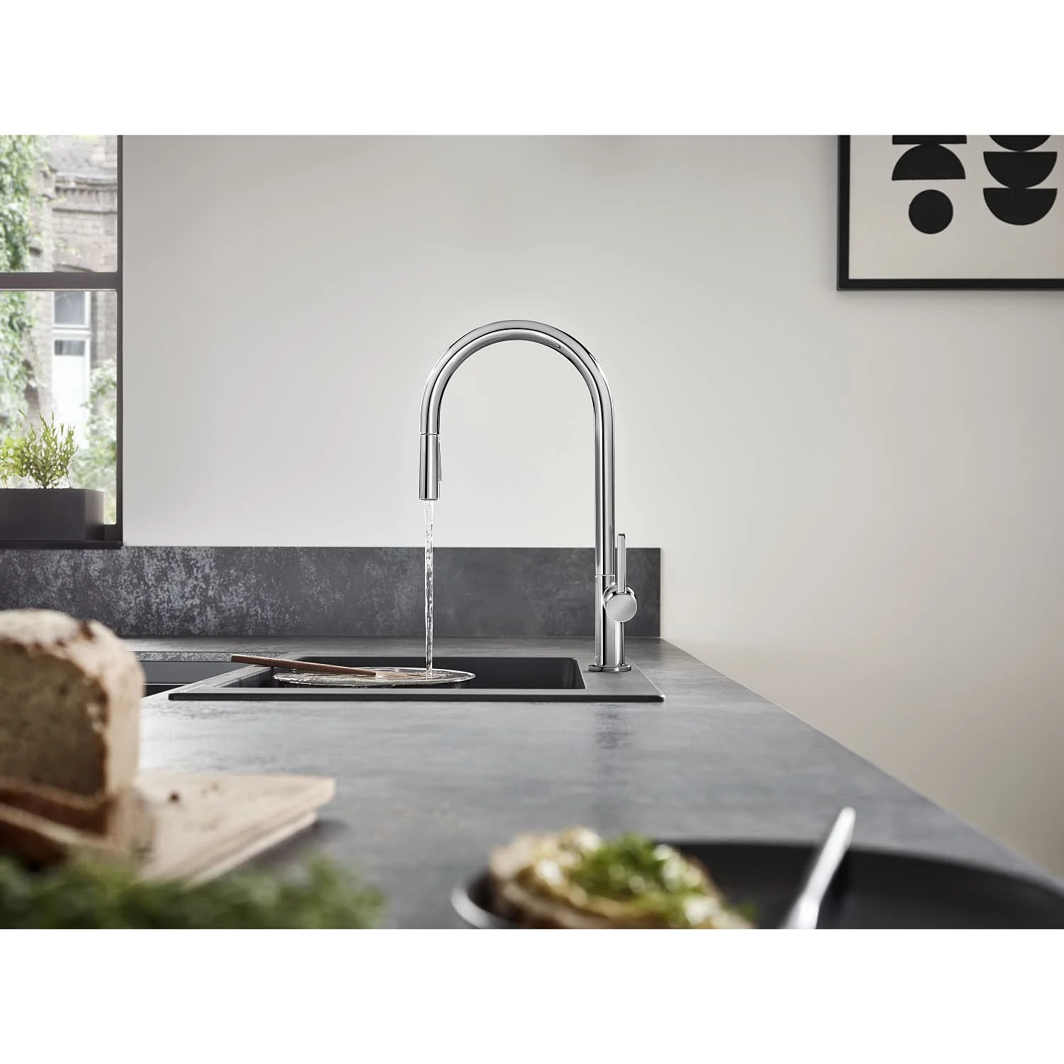 hansgrohe Talis M54 Einhebel-Küchenmischer 210, Ausziehbrause, 2jet, sBox Bild 2