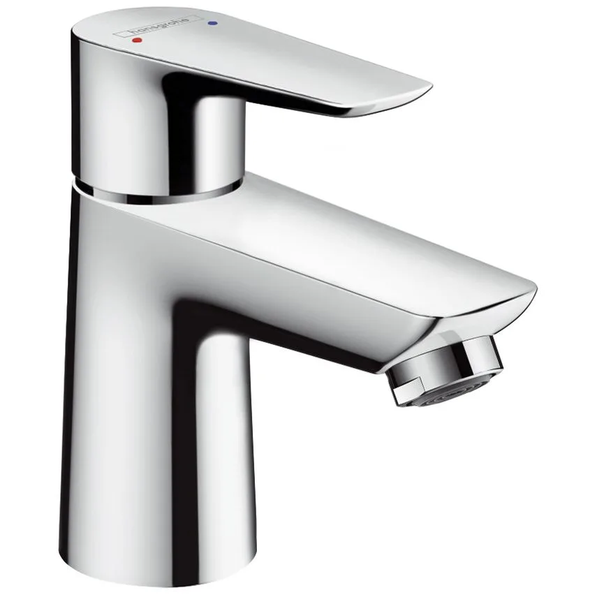 hansgrohe Talis E Einhebel-Waschtischmischer 80 mit Push-Open-Ablaufgarnitur