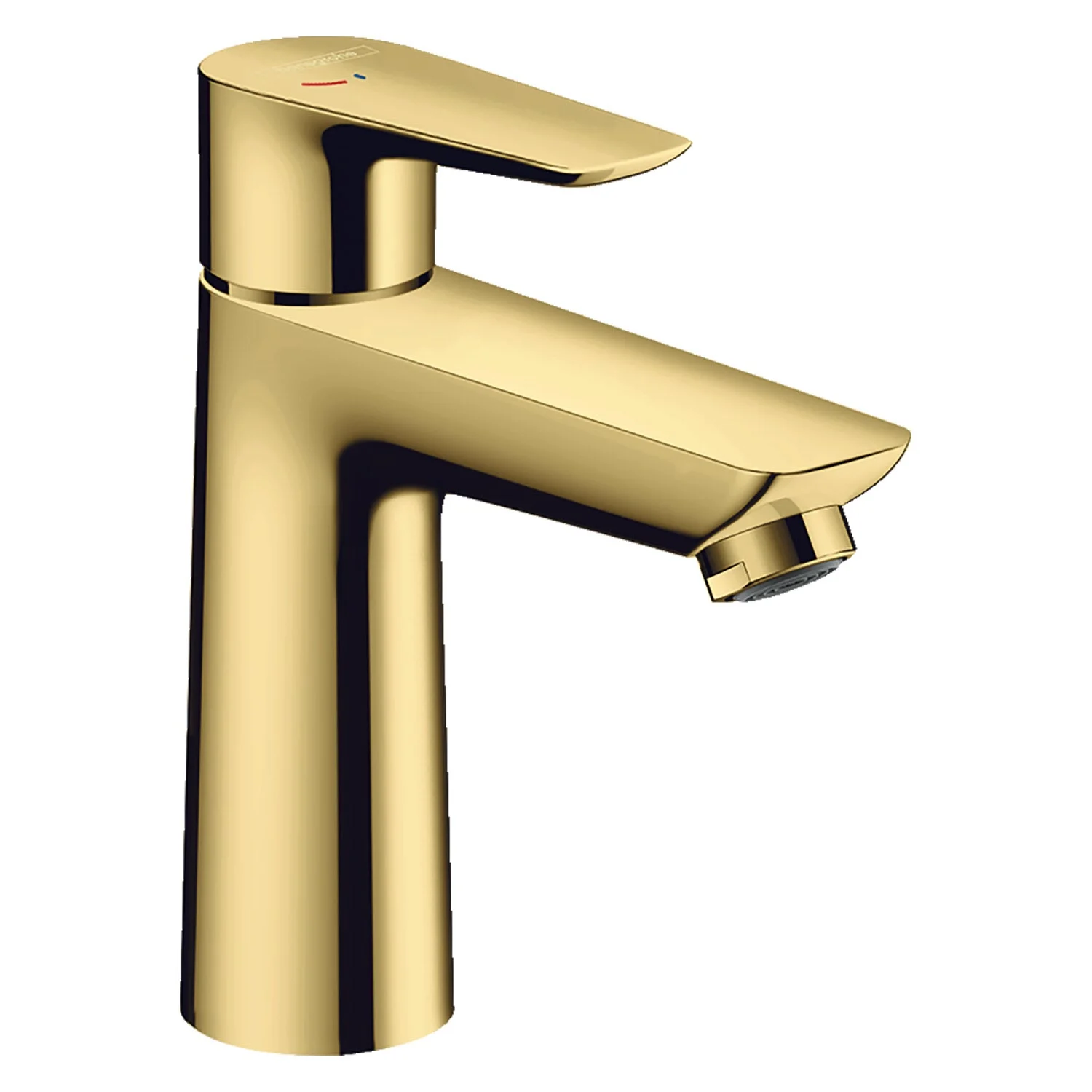 Złota bateria w widoku z boku, hansgrohe