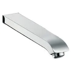 Chromowany wylewka, widok z boku, hansgrohe