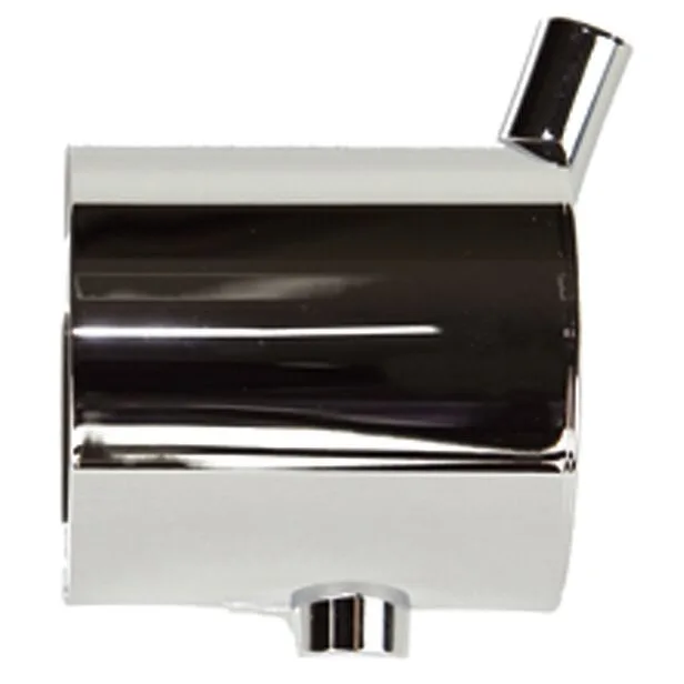 Chromowany uchwyt w widoku bocznym, hansgrohe