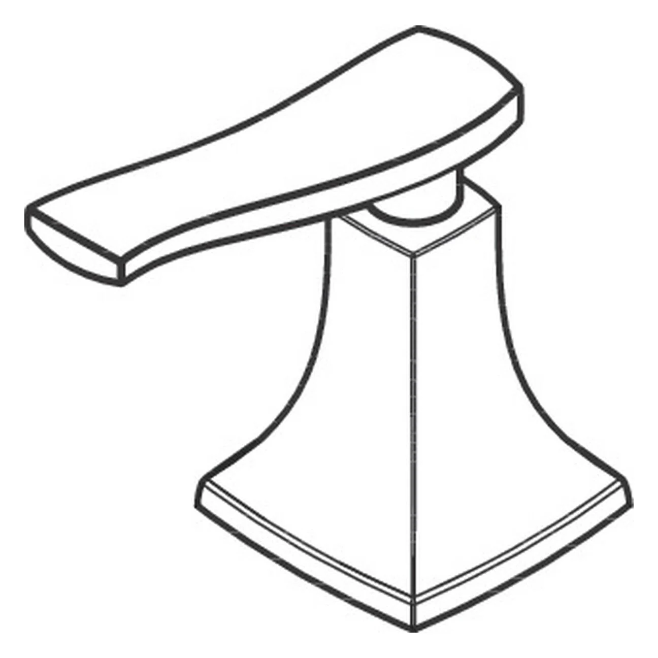 Rysunek techniczny uchwytu kranu, hansgrohe