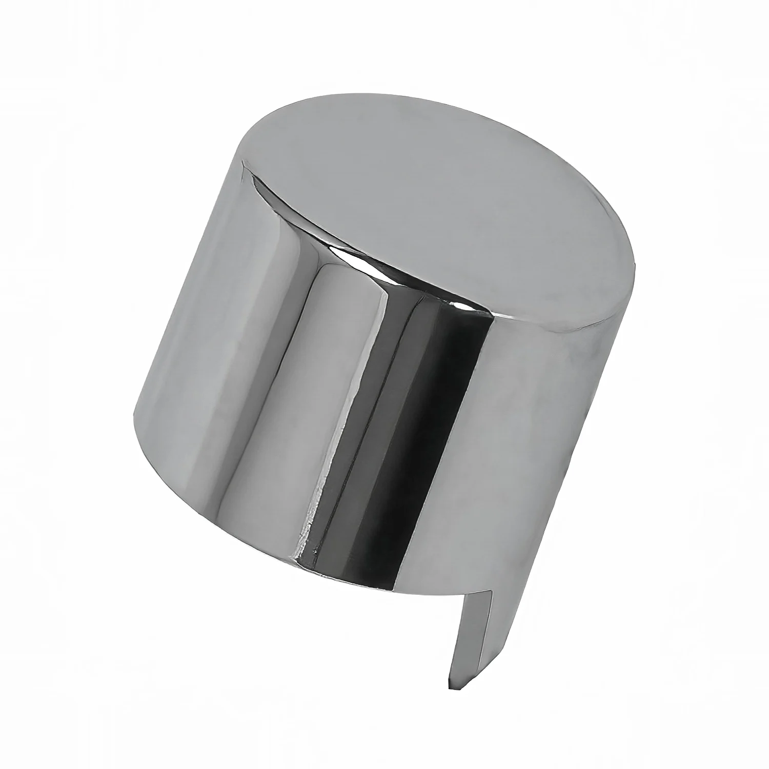 Część chromowana widok z boku na białym tle, hansgrohe