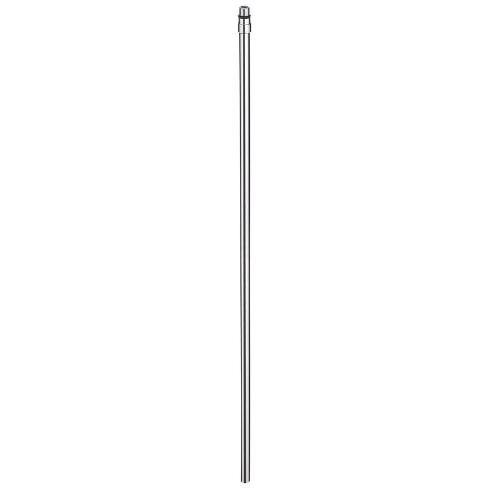 Długa prosta rura chromowana z łącznikiem, hansgrohe