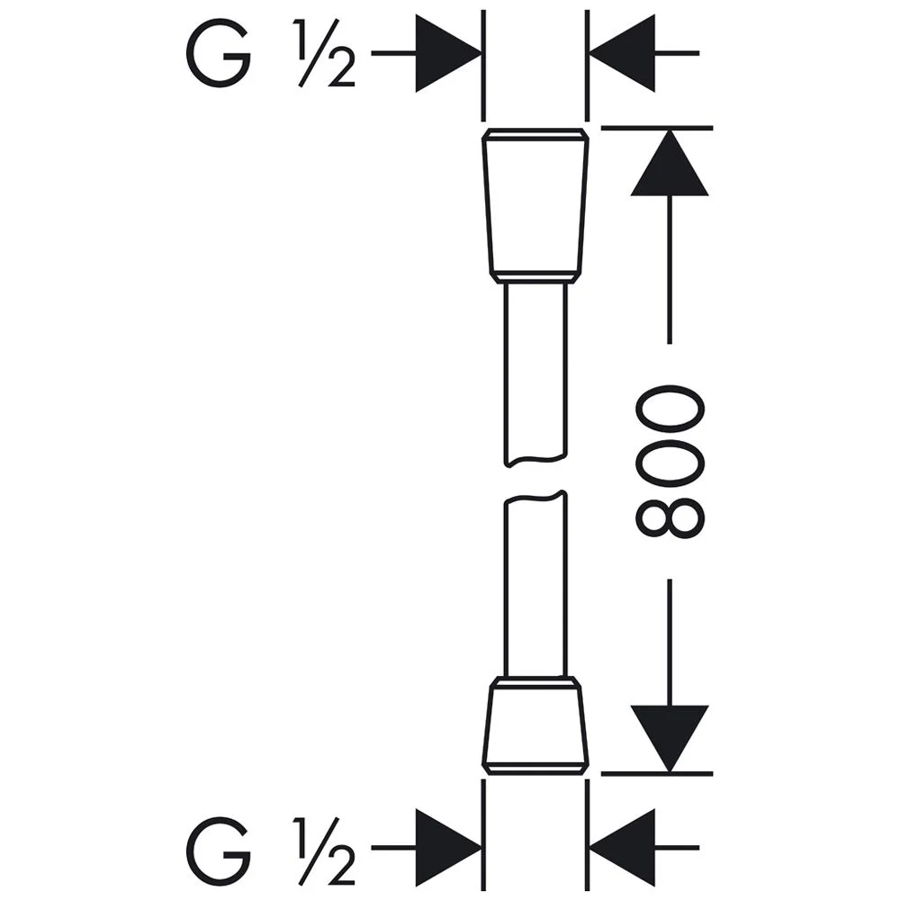 hansgrohe Isiflex B Brauseschlauch 80 cm Bild 2