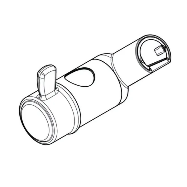 Rysunek techniczny suwaka prysznicowego, hansgrohe