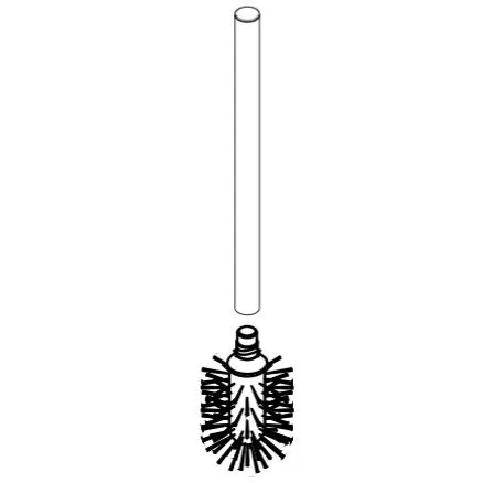 hansgrohe Stiel mit Bürste